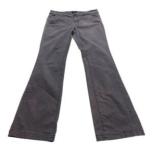 American Eagle Stretch Kick Boot Jeans Chinos Gray Sz 12 LONG
